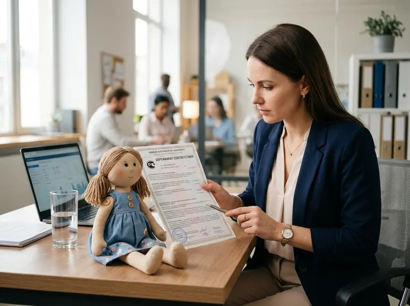 Сертификат на куклу